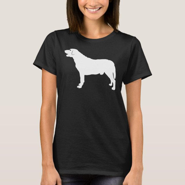 T-shirt Labrador Retriever Baseball ¾ Sleeve (Devant)
