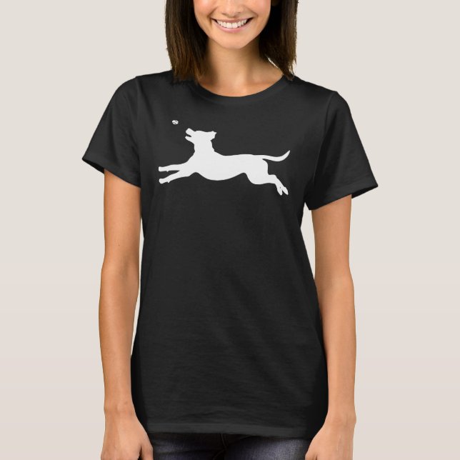 T-shirt Labrador Retriever Black Lab (Devant)