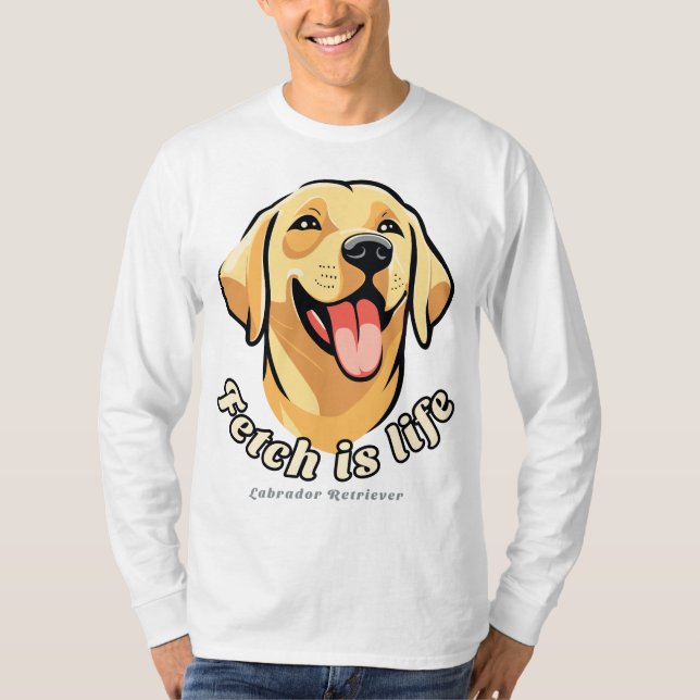 T-shirt Labrador Retriever Chien (Devant)