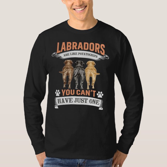 T-shirt Labrador Retriever Chien drôle (Devant)