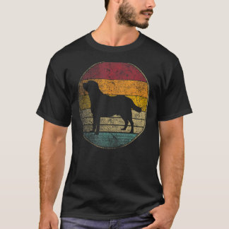 T-shirt Labrador Retriever Chien Gif Retro Vintage les ann
