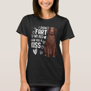 T-shirt Labrador Retriever Chien mignon Panier Blew Kiss