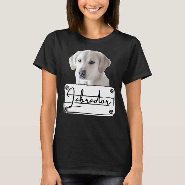 T-shirt Labrador Retriever Chien race (Devant)