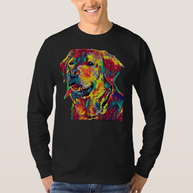 T-shirt Labrador Retriever Chien race Head Animal de compa (Devant)