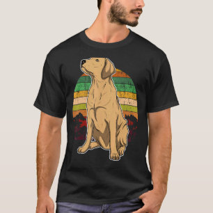 T-shirt Labrador Retriever Chien Sunset 7