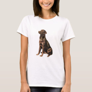 T-shirt Labrador Retriever - Chocolat 1