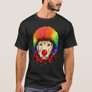 T-shirt Labrador Retriever Clown Carnaval Cirque Personnel