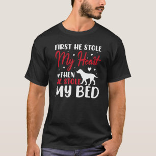 T-shirt Labrador Retriever D'Abord Il M'A Volé Le Coeur Dr