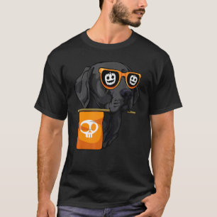 T-shirt Labrador Retriever dans lunettes de soleil Lazy Ha