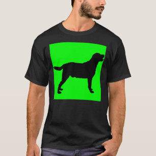 T-shirt Labrador Retriever Green Arrière - plan