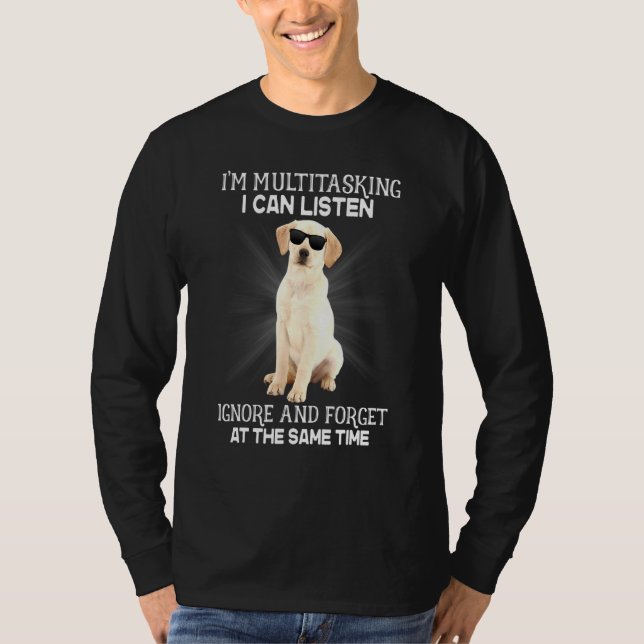T-shirt Labrador Retriever Im Multitâche (Devant)
