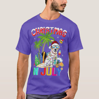 T-shirt Labrador Retriever in Santa Hat Lunettes de soleil