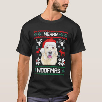 T-shirt Labrador Retriever Joyeux cadeau Woofmas pour Noël