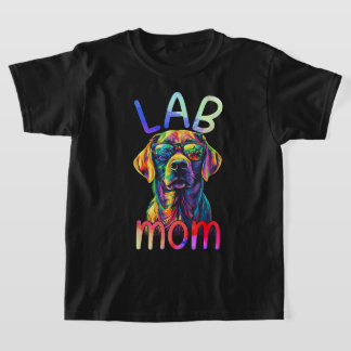 T-shirt Labrador Retriever Mom Pop Art Womens Labrador Ret