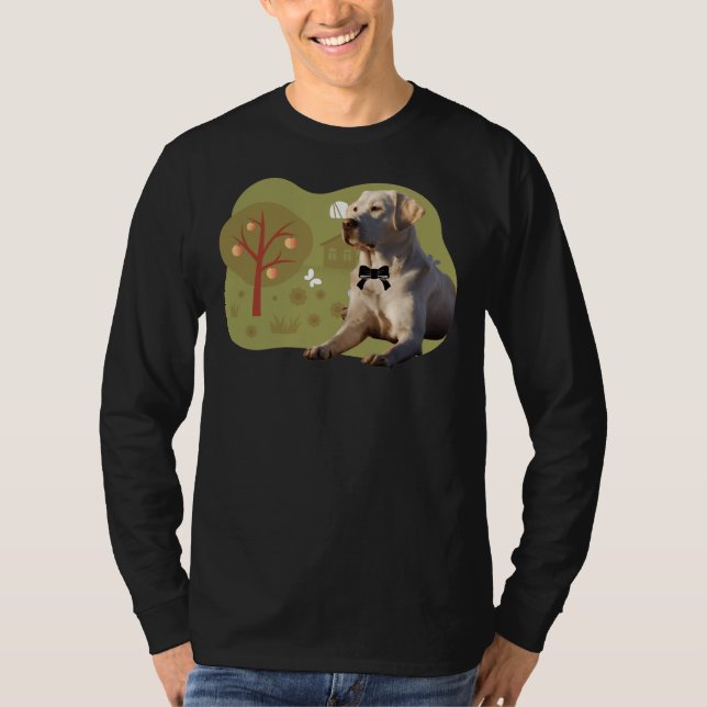 T-shirt Labrador Retriever Mountains (Devant)