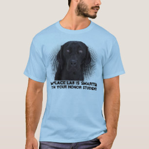 T-shirt Labrador retriever noir