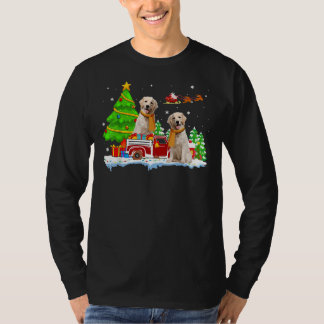 T-shirt Labrador Retriever On Truck Christmas Labrador Ret