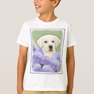 T-shirt Labrador Retriever Puppy Painting Original Chien A