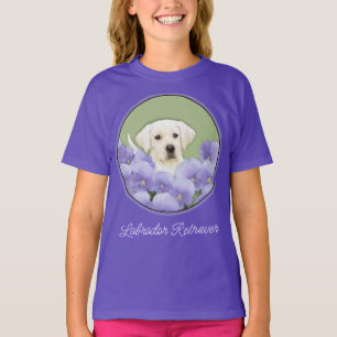 T-shirt Labrador Retriever Puppy Painting Original Chien A