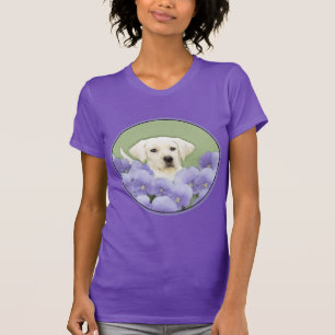 T-shirt Labrador Retriever Puppy Painting Original Chien A