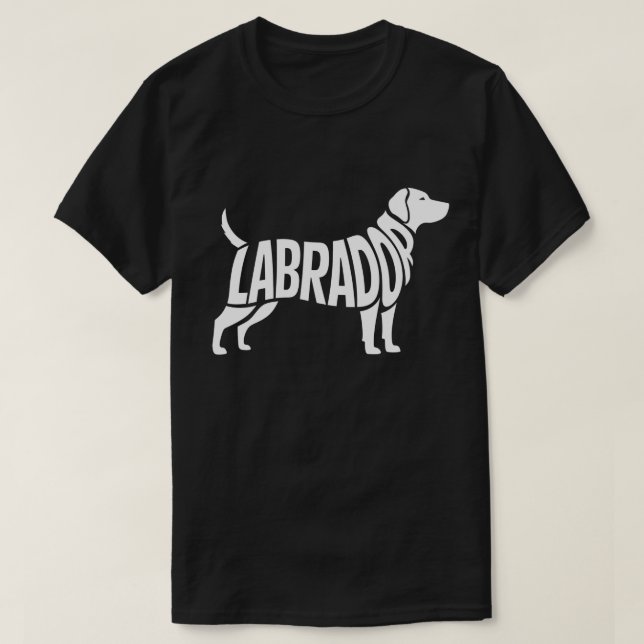 T-shirt Labrador Retriever Shirt – Loyal Friend & Adventur (Design devant)