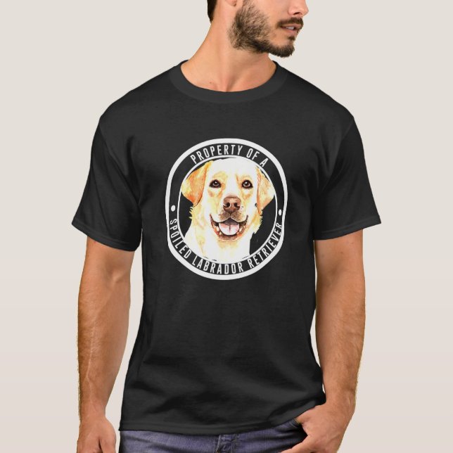 T-shirt Labrador Retriever Vêtements Chien (Devant)