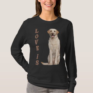 T-shirt Labrador Retriever Women Men Kids White Lab Dog Mo