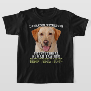 T-shirt Labrador Retriever Yellow Lab Professional Human T