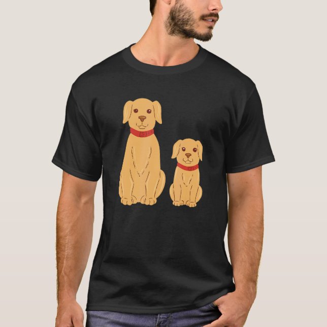 T-shirt Labrador Retrivers Chien Pet (Devant)
