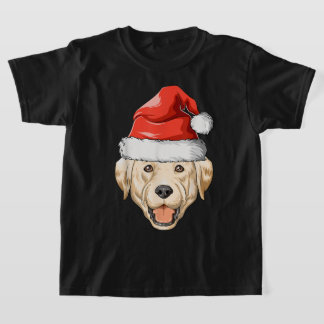 T-shirt Labrador Santa Hat Christmas Labrador