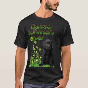 T-shirt Labrador Shamrock St Patricks Day Amoureux des chi