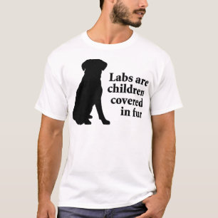 T-shirt Labradors sont des enfants de fourrure