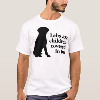 T-shirt Labradors sont des enfants de fourrure