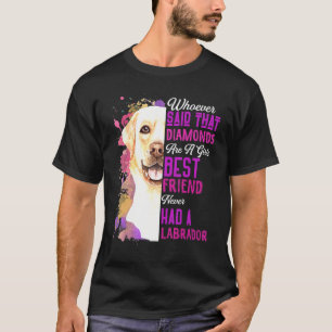 T-shirt Labradors sont la meilleure amie d'une fille Maman