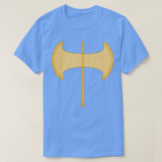 T-shirt Labrys Ancien Minoan à double tête (Design devant)