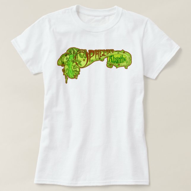 T-shirt L'Absinthe d'Ophélie (Design devant)