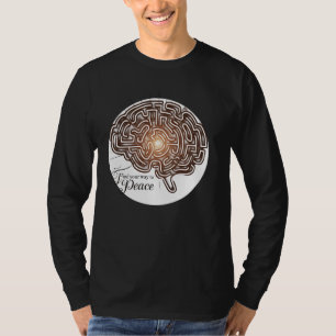 T-shirt Labyrinthe cérébral avec lumière - Votre chemin ve
