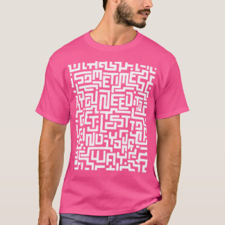 T-shirt Labyrinthe de motivation Maze Inspirationnel Illus