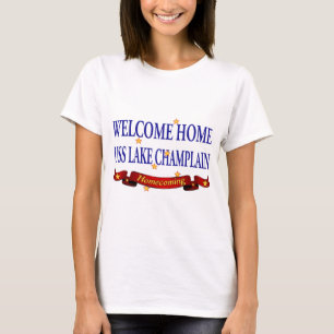 T-shirt Lac à la maison bienvenu Champlain