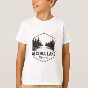 T-shirt Lac Alcova Wyoming Plein Air Vintage 3