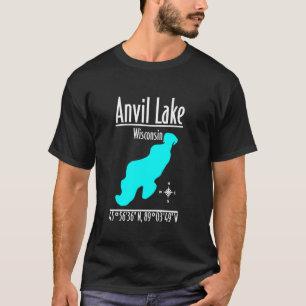 T-shirt Lac Anvil moderne - Wisconsin