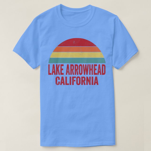 T-shirt Lac Arrowhead Californie (Design devant)