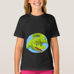 T-shirt Lac aux crocodiles verts