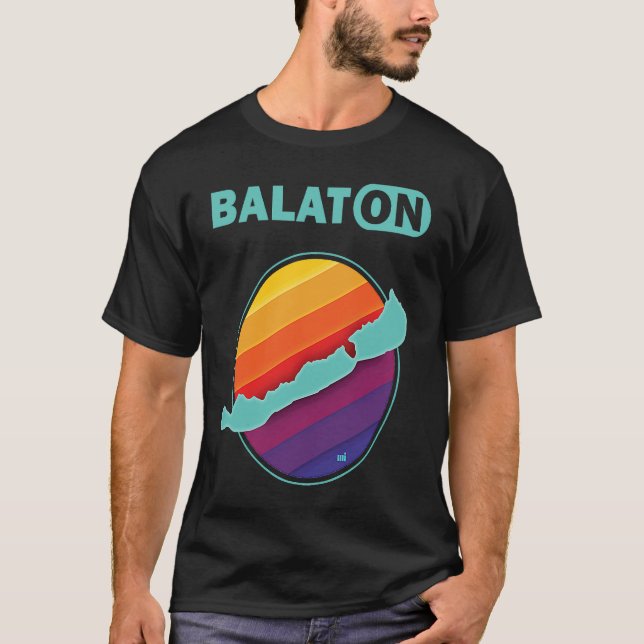 T-shirt Lac Balaton Hongrie (Devant)