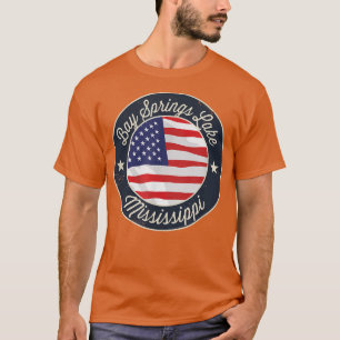 T-shirt Lac Bay Springs - Souvenir du Mississippi patrioti