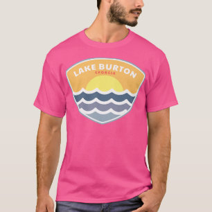 T-shirt Lac Burton Géorgie GA Coucher de soleil Vacances S