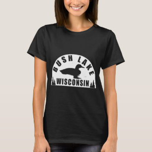 T-shirt Lac Bush Wisconsin Lac Bush Nord Wisconsin L
