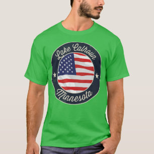 T-shirt Lac Calhoun - Minnesota patriotique Souvenir T-Shi