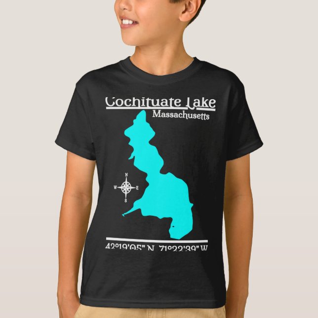 T-shirt Lac Cochituate - performance massachusetts  (Devant)