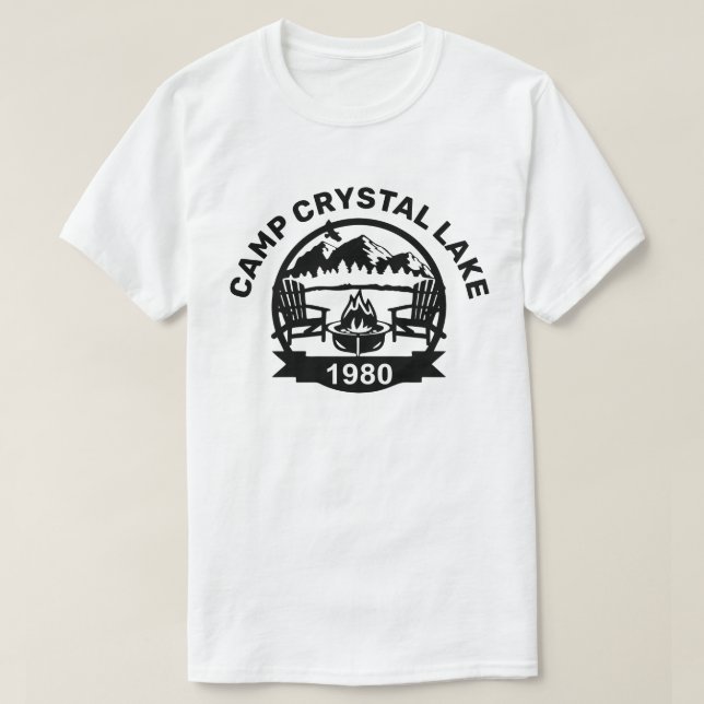 T-SHIRT LAC CRYSRAL CAMP 1980 (Design devant)